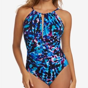 Magicsuit Kat Allover Slimming High-Neck One Piece